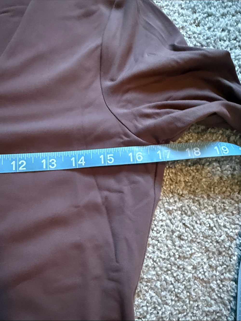 nuuds Long Sleeve Scoop Neck Chocolate Brown Bodysuit - Picture 4 of 4